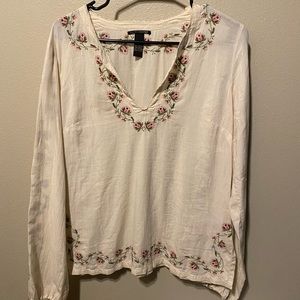 Bella Swan Lucky Brand rose tunic.